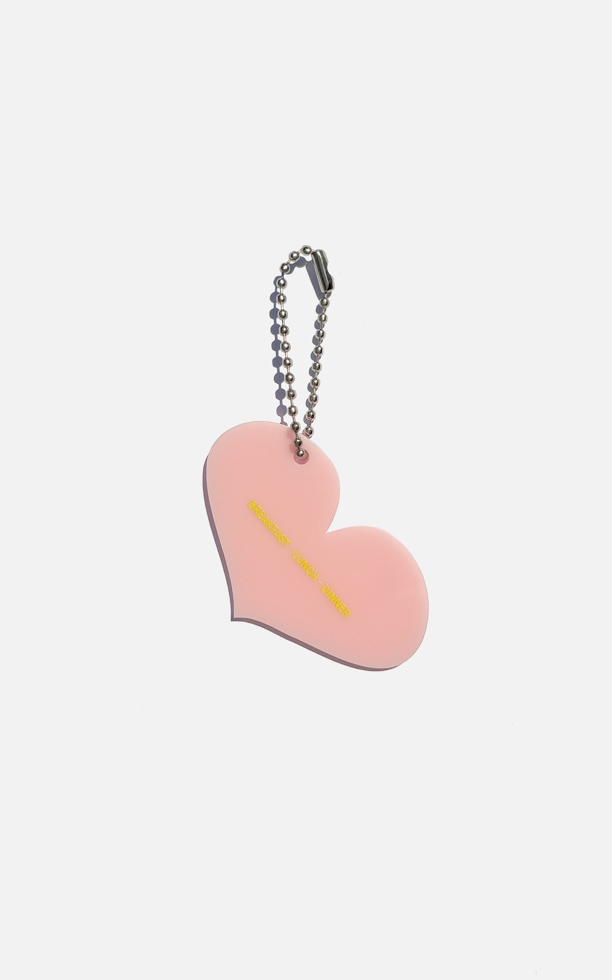 MEAL HEART KEY RING_PINK