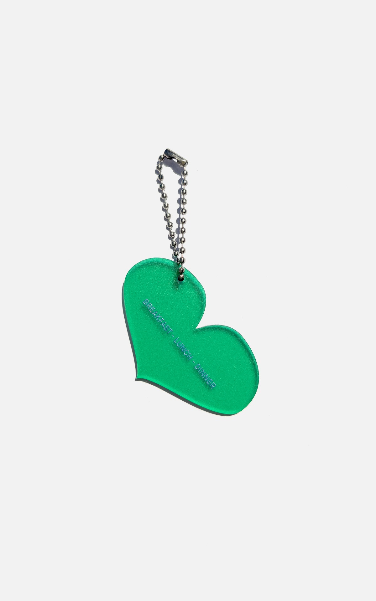 MEAL HEART KEY RING_GREEN