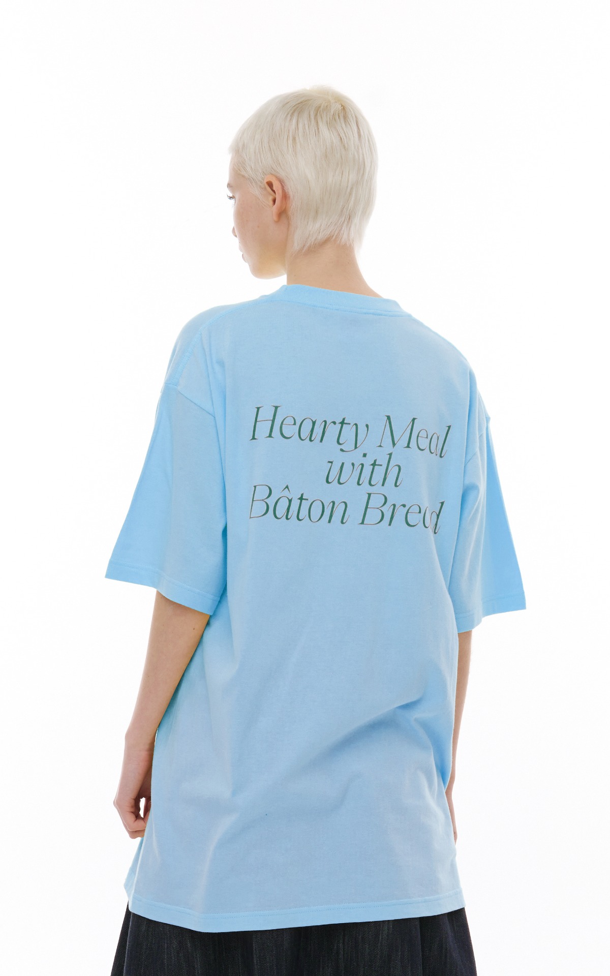 HEARTY MEAL T-SHIRT_BLUE